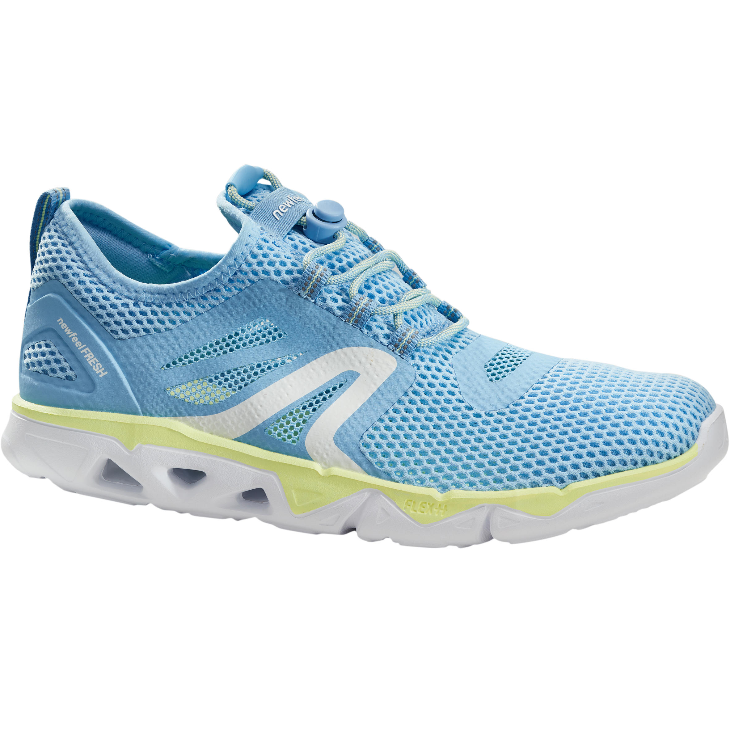 Chaussures marche sportive femme PW 500 Fresh gris / corail Chaussures marche sportive femme PW 500 Fresh gris / corail